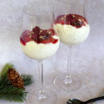 Portionsanrettet risalamande - jule dessert i glas