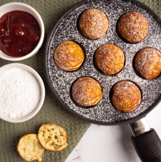 Luftige æbleskiver med kærnemælk - den bedste æbleskive opskrift