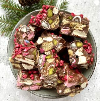 Rocky Road med juleskum - nem og lækker julekonfekt