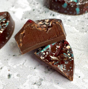 Fyldte chokolader med kaffeganache