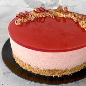 Rabarber cheesecake