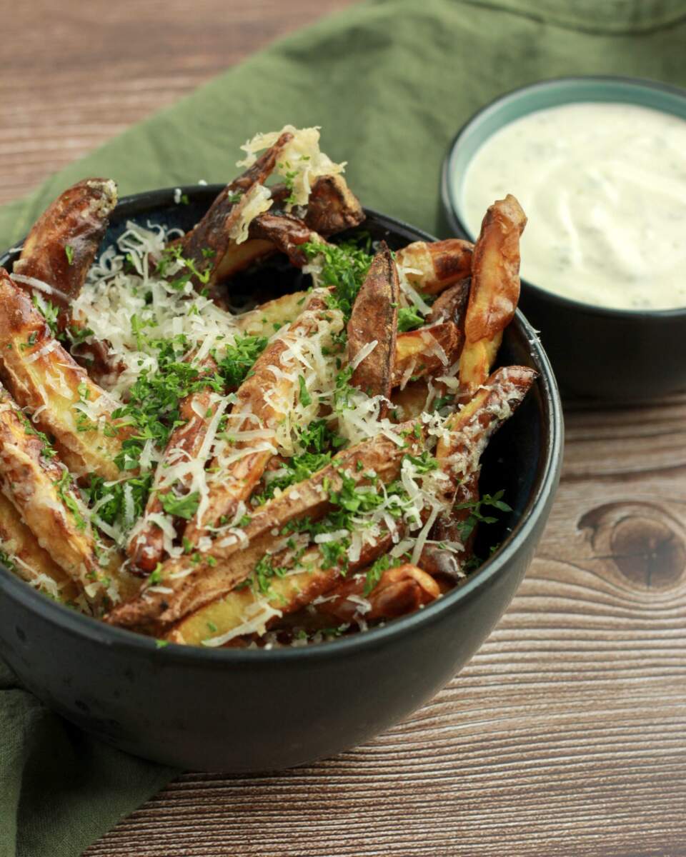 Parmesan fritter med bearnaisemayo