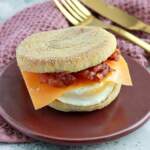 English Breakfast Muffins - lækker morgenmad med æg og bacon