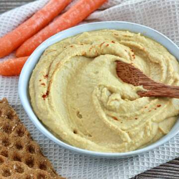 Hjemmelavet hummus - nem opskrift på cremet dip
