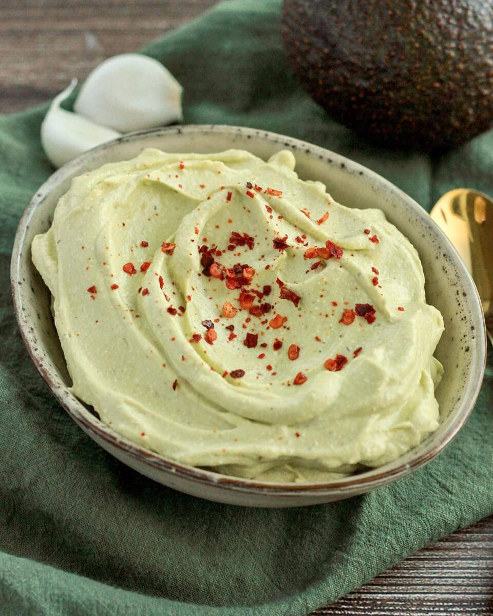 Avocadocreme med hytteost