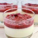 Panna Cotta med rabarber