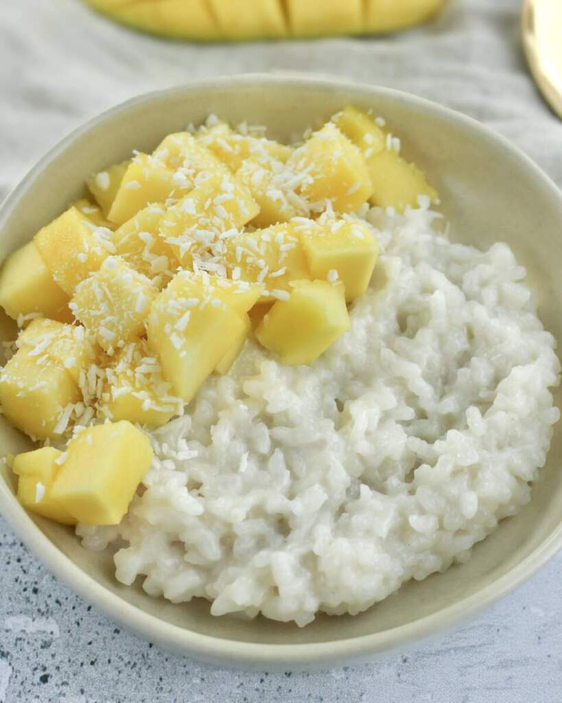 Nem og hurtig Mango Sticky Rice opskrift - cremet asiatisk dessert