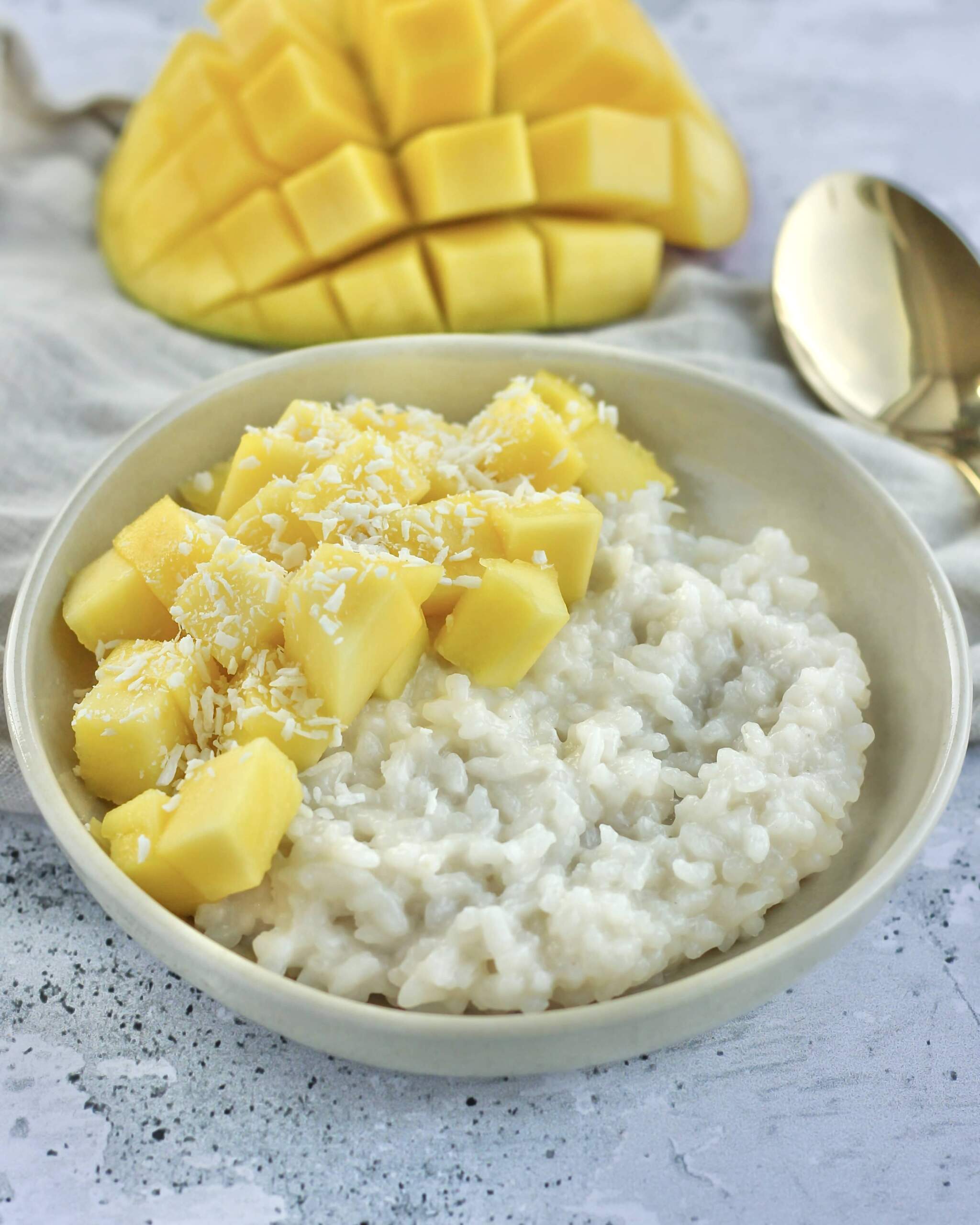 Nem og hurtig Mango Sticky Rice opskrift - cremet asiatisk dessert
