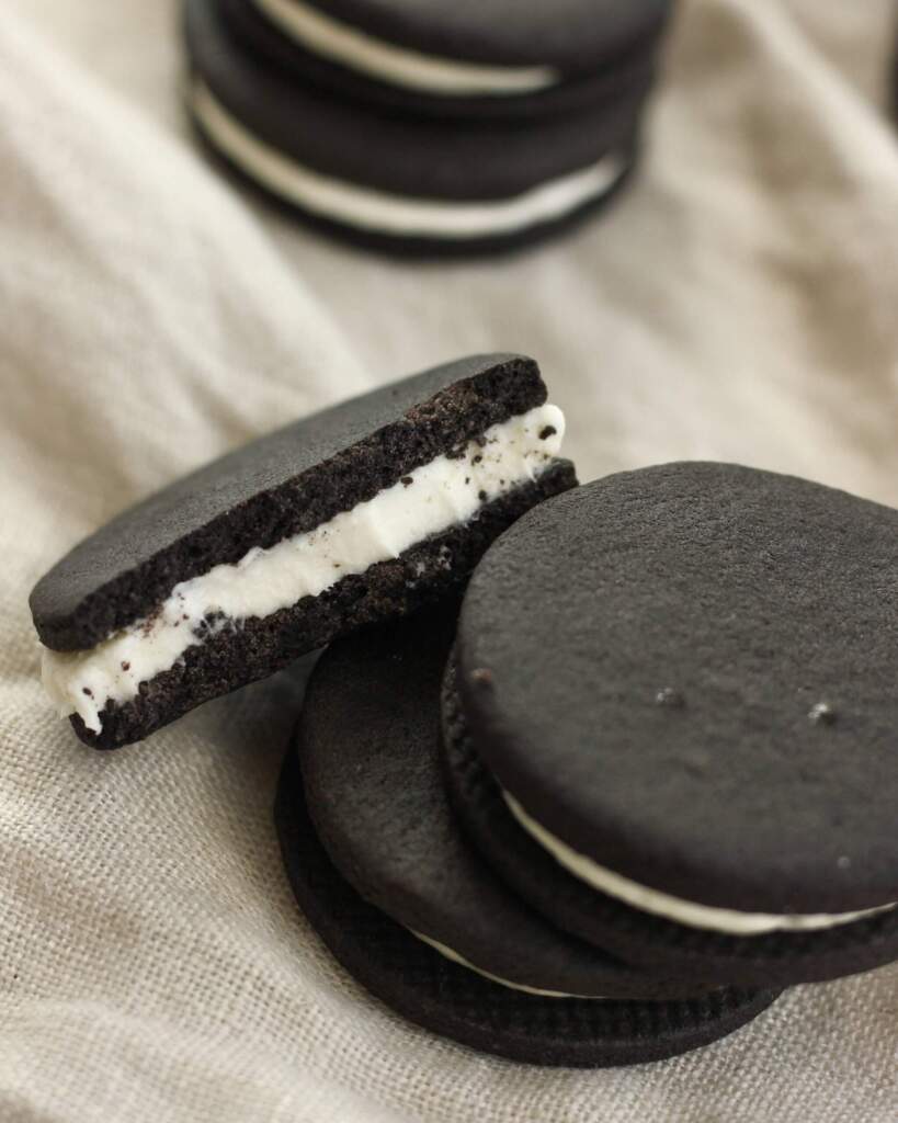 Hjemmelavet Oreo - nem opskrift på Oreo kiks