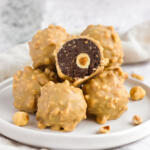 Hjemmelavet ferrero rocher med karamel